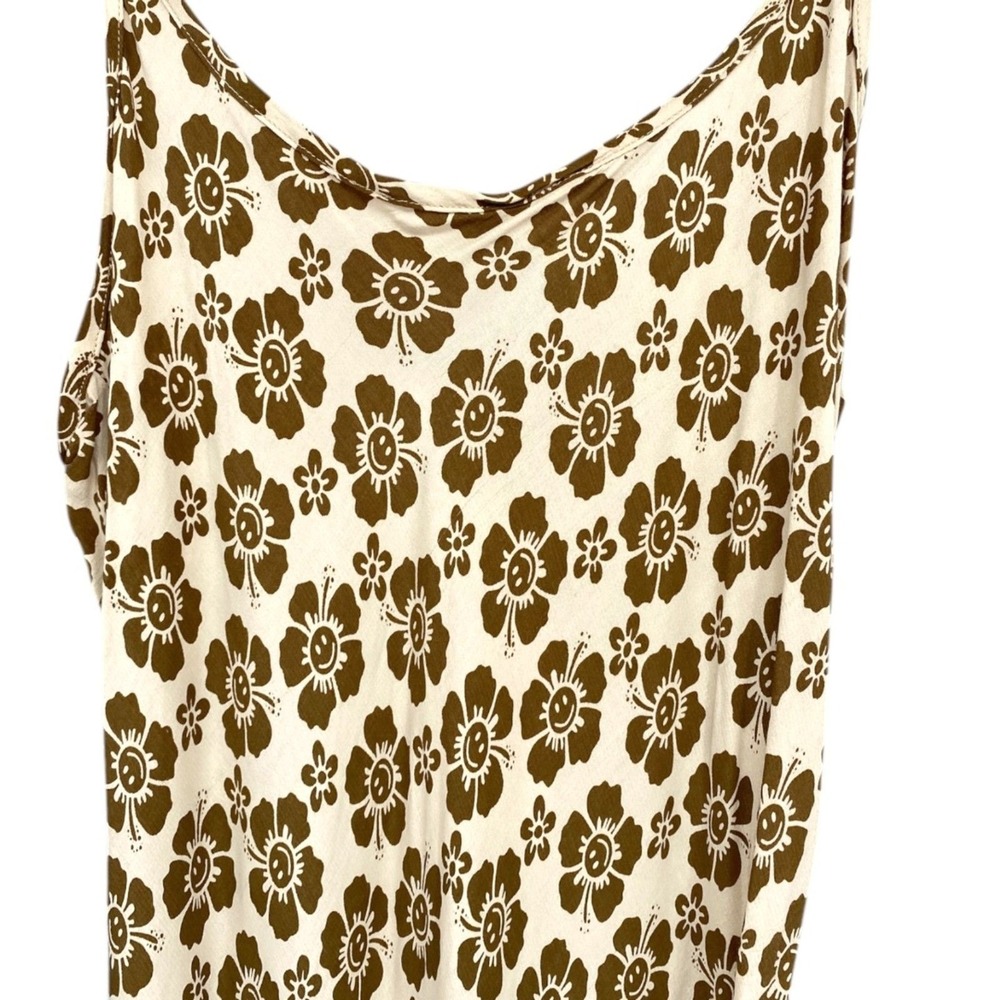 Emma Mulholland on Holiday Vacation Slip Dress Happy Hawaii Sand Brown XXL NWT - Picture 9 of 11